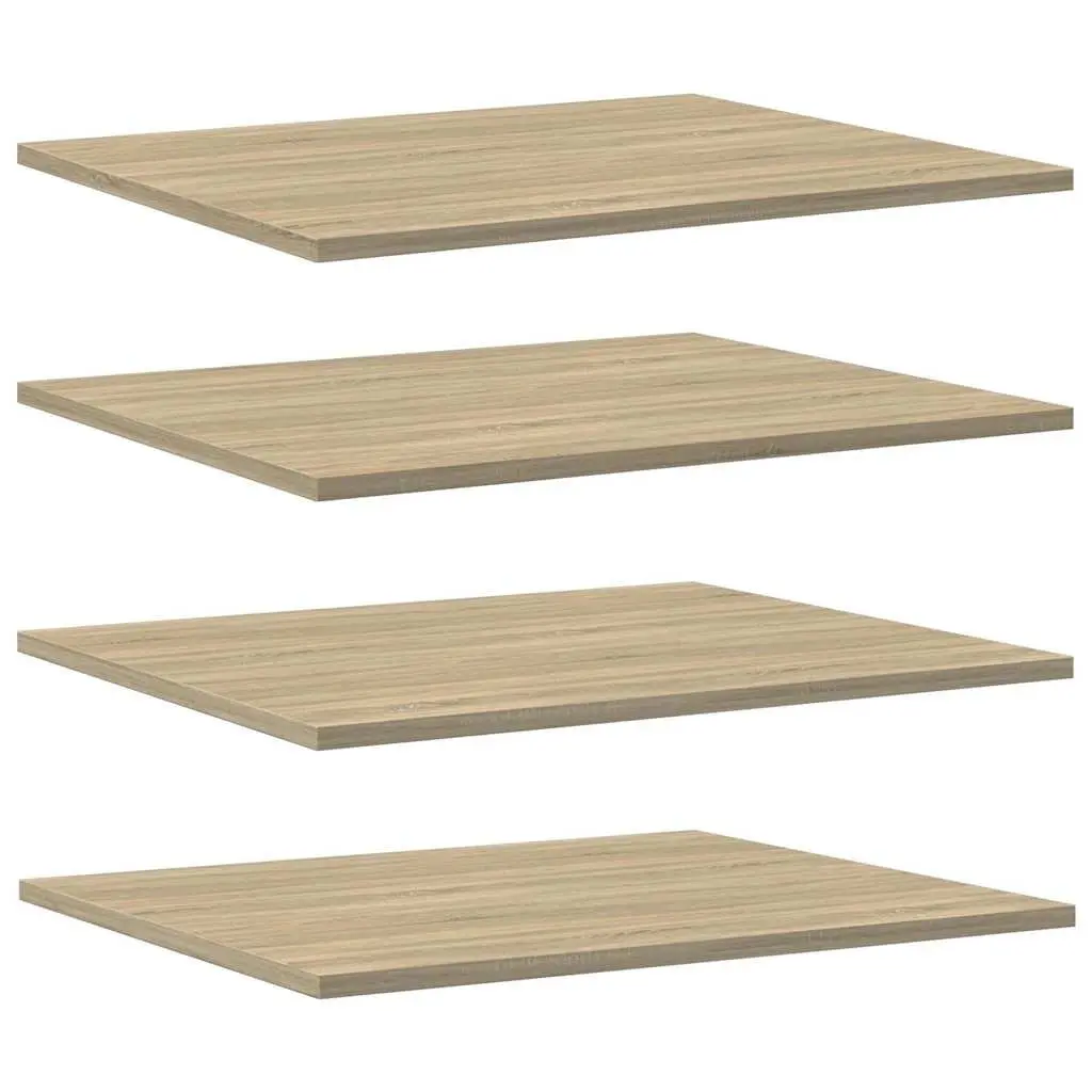 Floating Shelf Boards 8 Pieces Engineered Wood 60x50x1.5 cm Sonoma Oak Storage