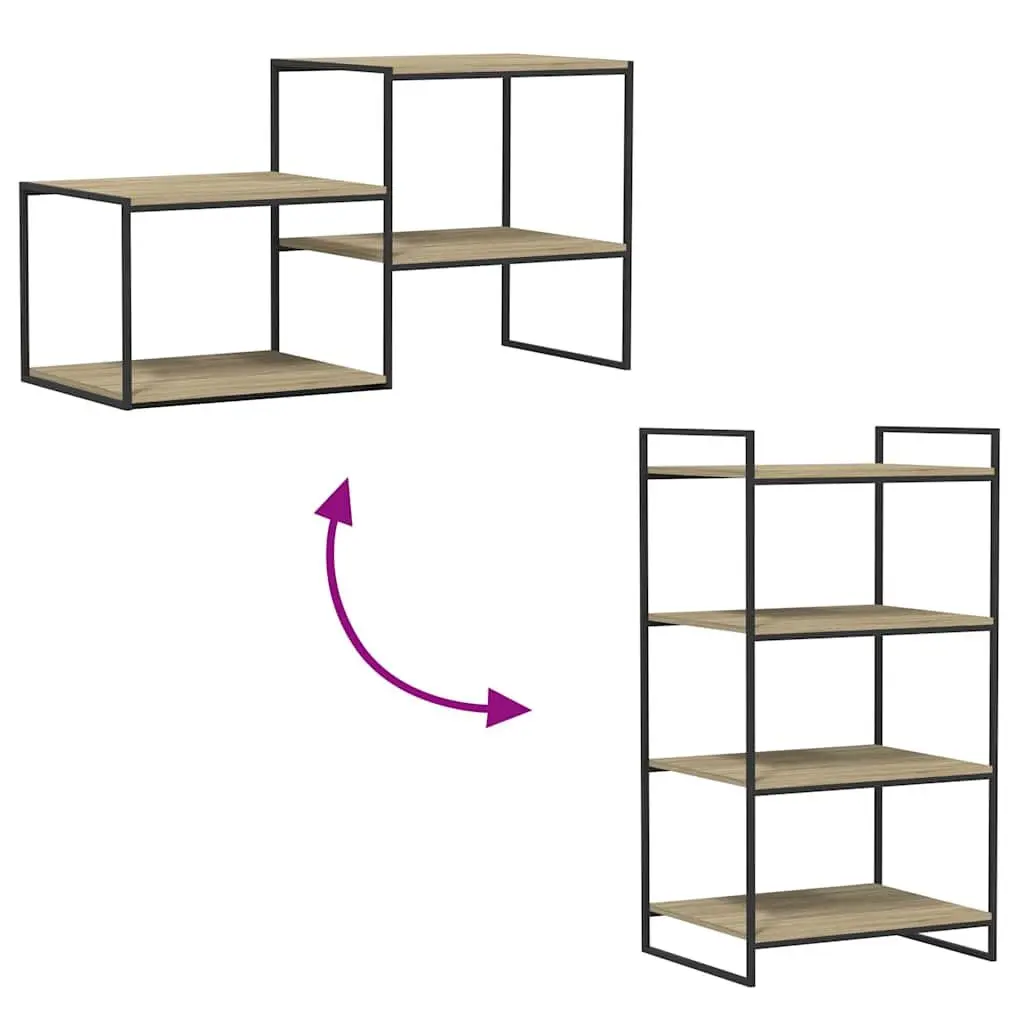 Floating Shelf Boards 8 Pieces Engineered Wood 60x50x1.5 cm Sonoma Oak Storage