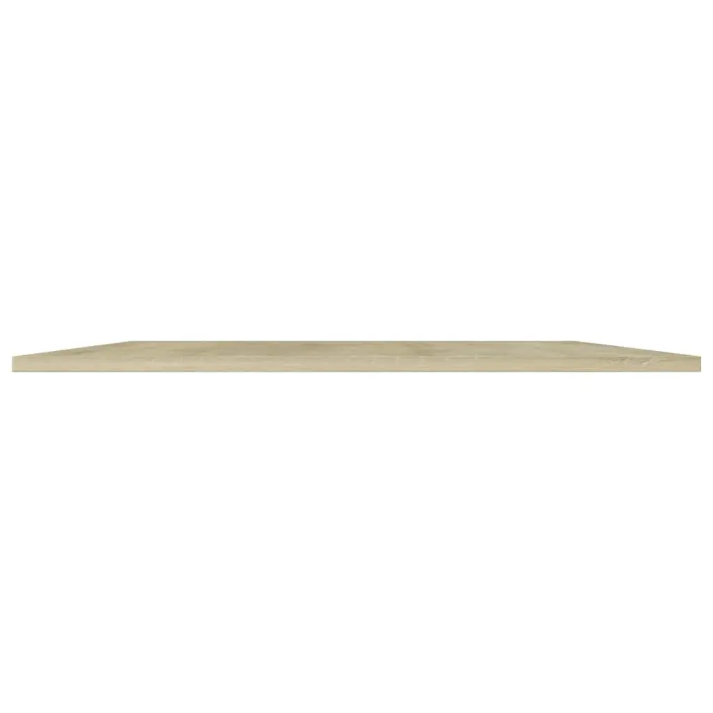 Floating Bookshelf Boards Engineered Wood 80 x 20 x 1.5 cm Brown