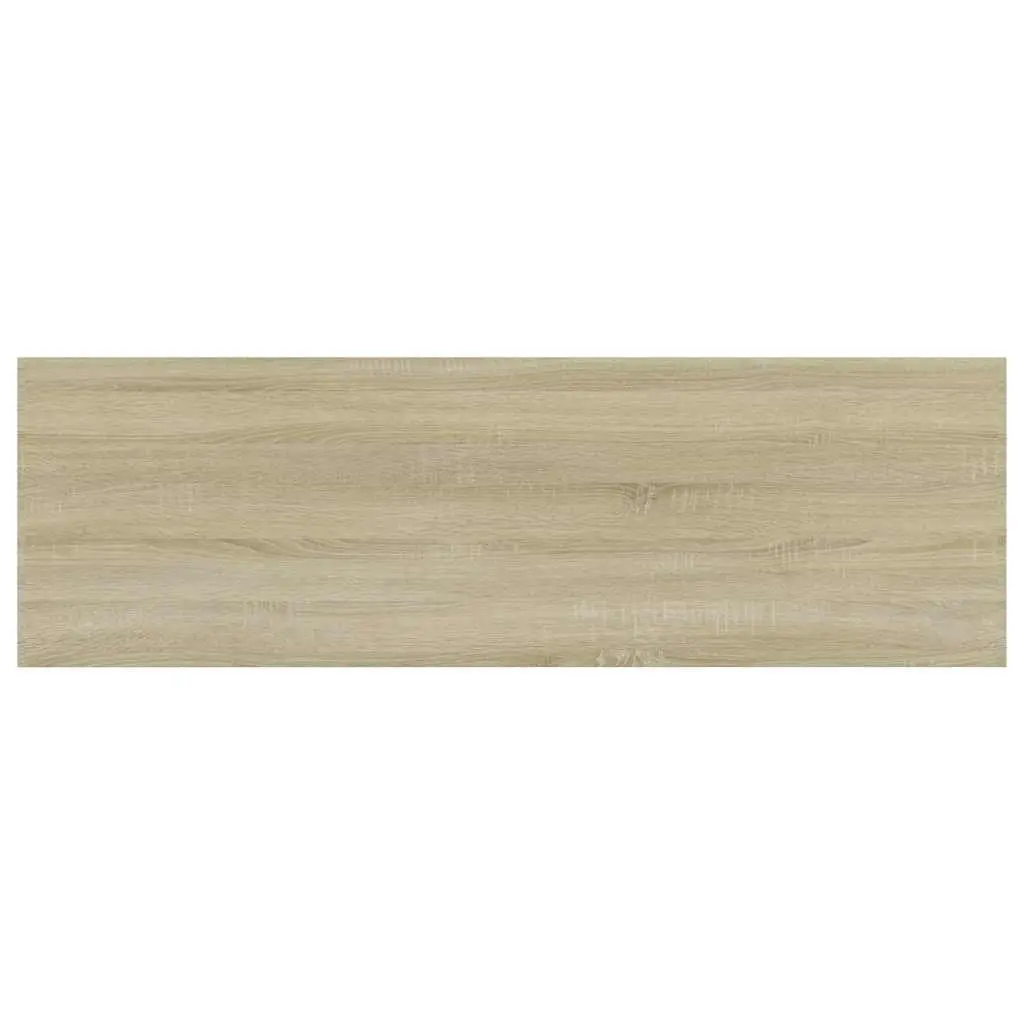 Floating Bookshelf Boards Engineered Wood 80 x 20 x 1.5 cm Brown