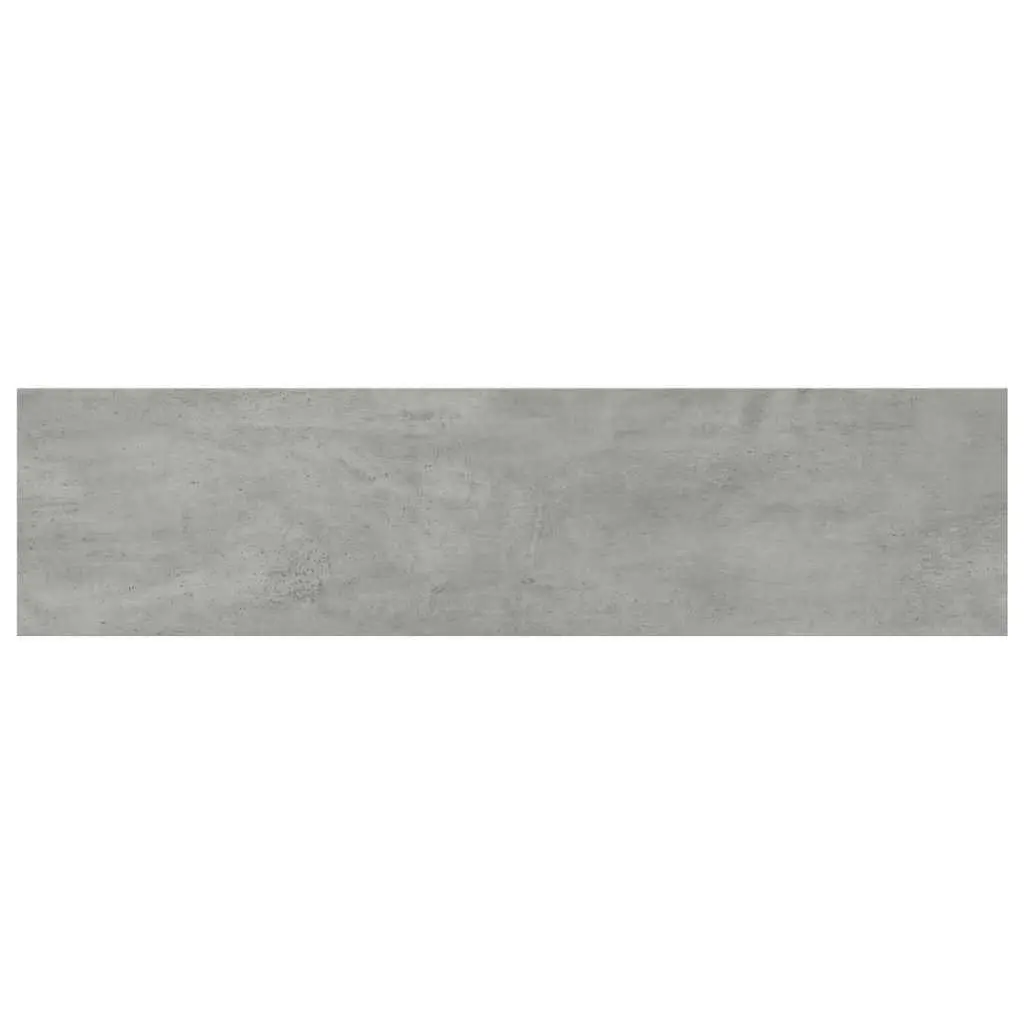 Bookshelf Boards Grey 4 Piece Set Wall Mounted Storage Shelves Engineered Wood