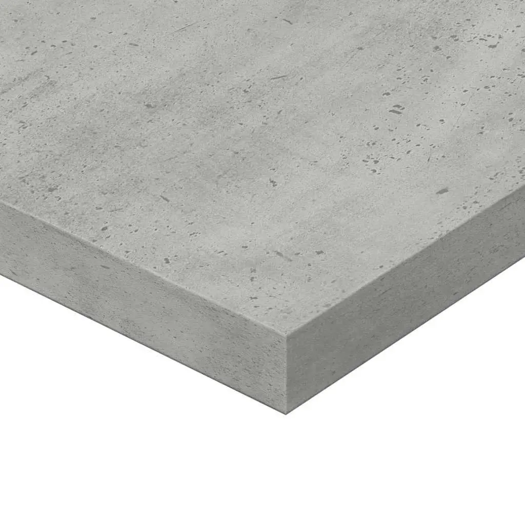 Bookshelf Boards Grey 4 Piece Set Wall Mounted Storage Shelves Engineered Wood