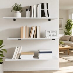 Versatile Floating Bookshelf Boards for Every Room