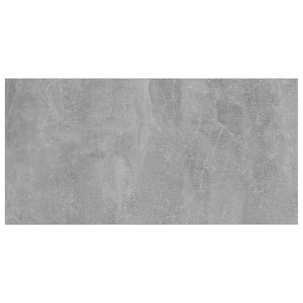 Grey Engineered Wood Floating Shelf Boards Set of 4 Storage Boards for Home Office Use 80 x 40 x 1.5 cm