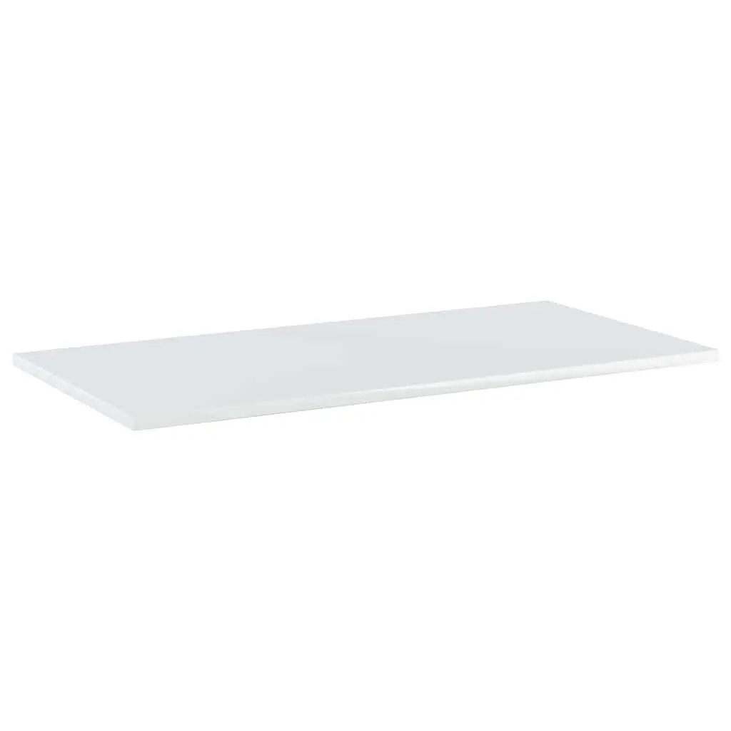 Floating Shelves Engineered Wood 80 x 40 x 1.5 cm Gloss White 4 Pack