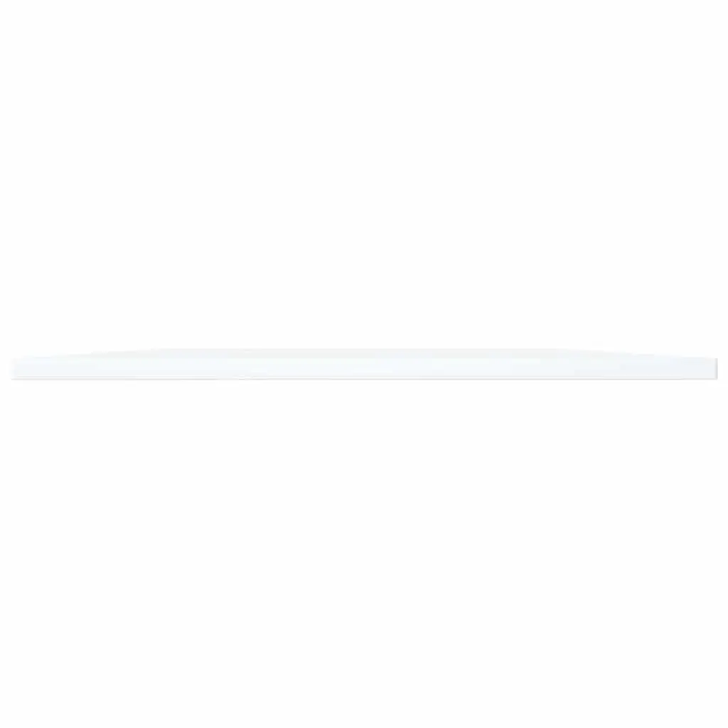 White Engineered Wood Floating Shelf Boards 80x50x1.5cm Set of 4 Wall Mounted Storage Display Shelves