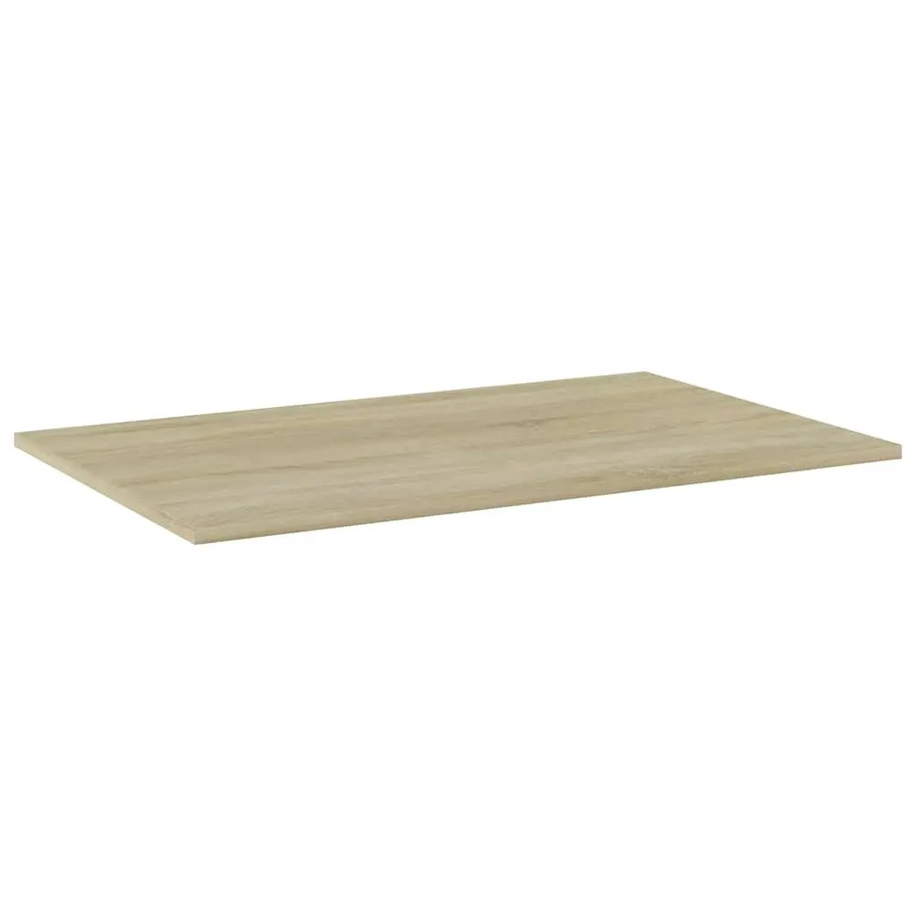 Floating Shelf Boards Engineered Wood Brown 80x50cm Wall Mounted Storage Organizer 4 Piece