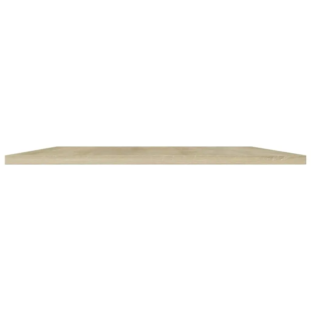 Floating Shelf Boards Engineered Wood Brown 80x50cm Wall Mounted Storage Organizer 4 Piece