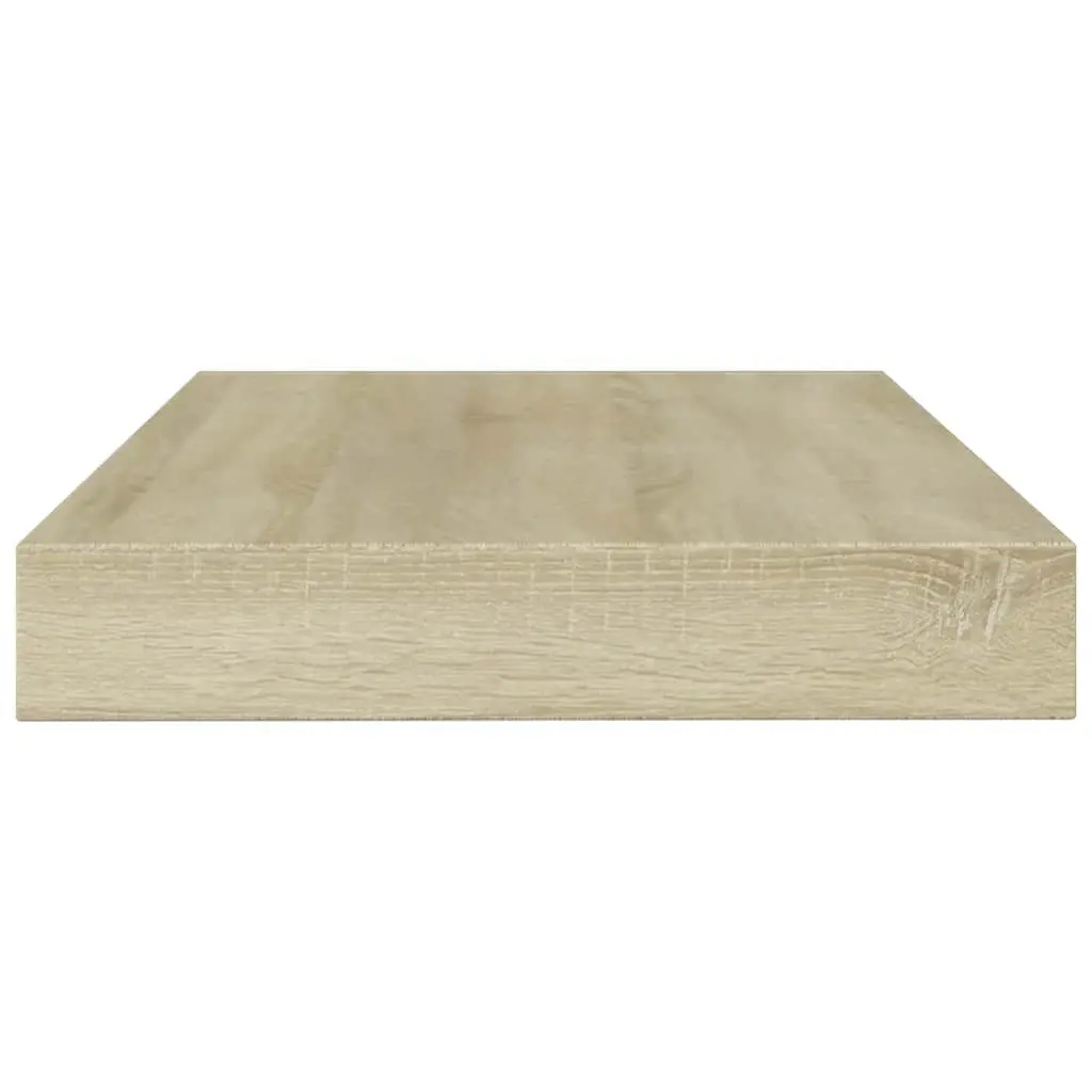 Bookshelf Boards Engineered Wood 100 x 10 x 1.5 cm Brown 8 Piece Floating Shelves Storage