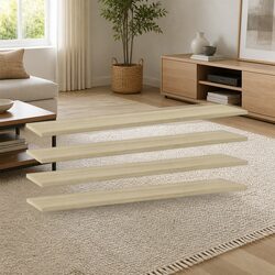 Versatile Floating Shelf Boards for Any Room, 4 pcs Set