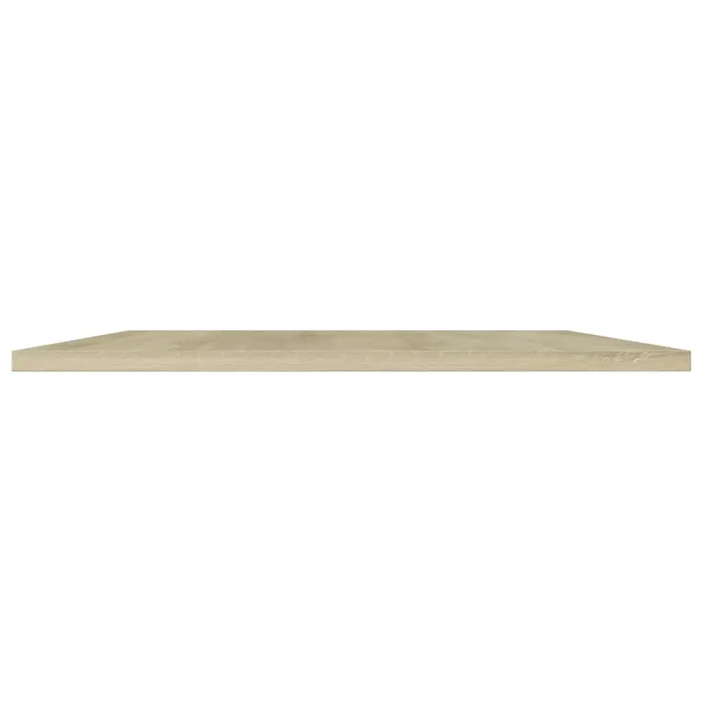Wall Mounted Floating Storage Shelves Engineered Wood Brown 100 x 40 cm 4 Pieces