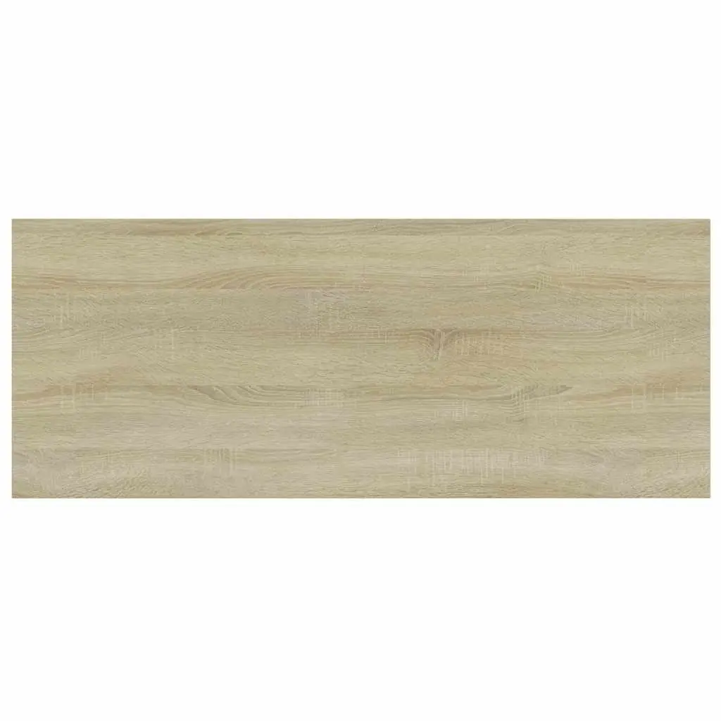 Wall Mounted Floating Storage Shelves Engineered Wood Brown 100 x 40 cm 4 Pieces