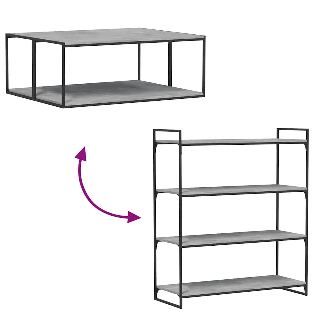 Bookshelf Boards 4 pcs Concrete Grey 100x40x1.5cm Engineered Wood Shelf Panels