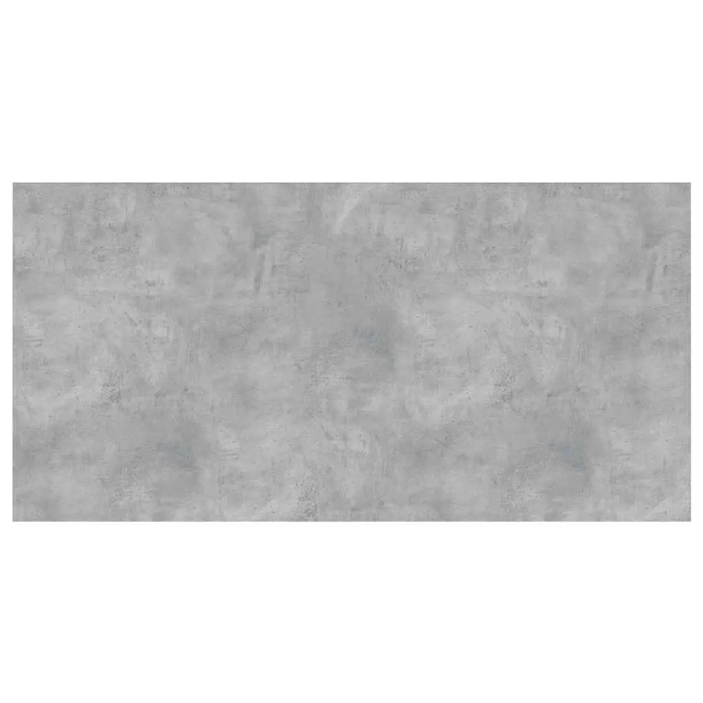 Grey Floating Shelf Boards 4 Pieces Engineered Wood 100x50x1.5cm Wall Storage Display Panels