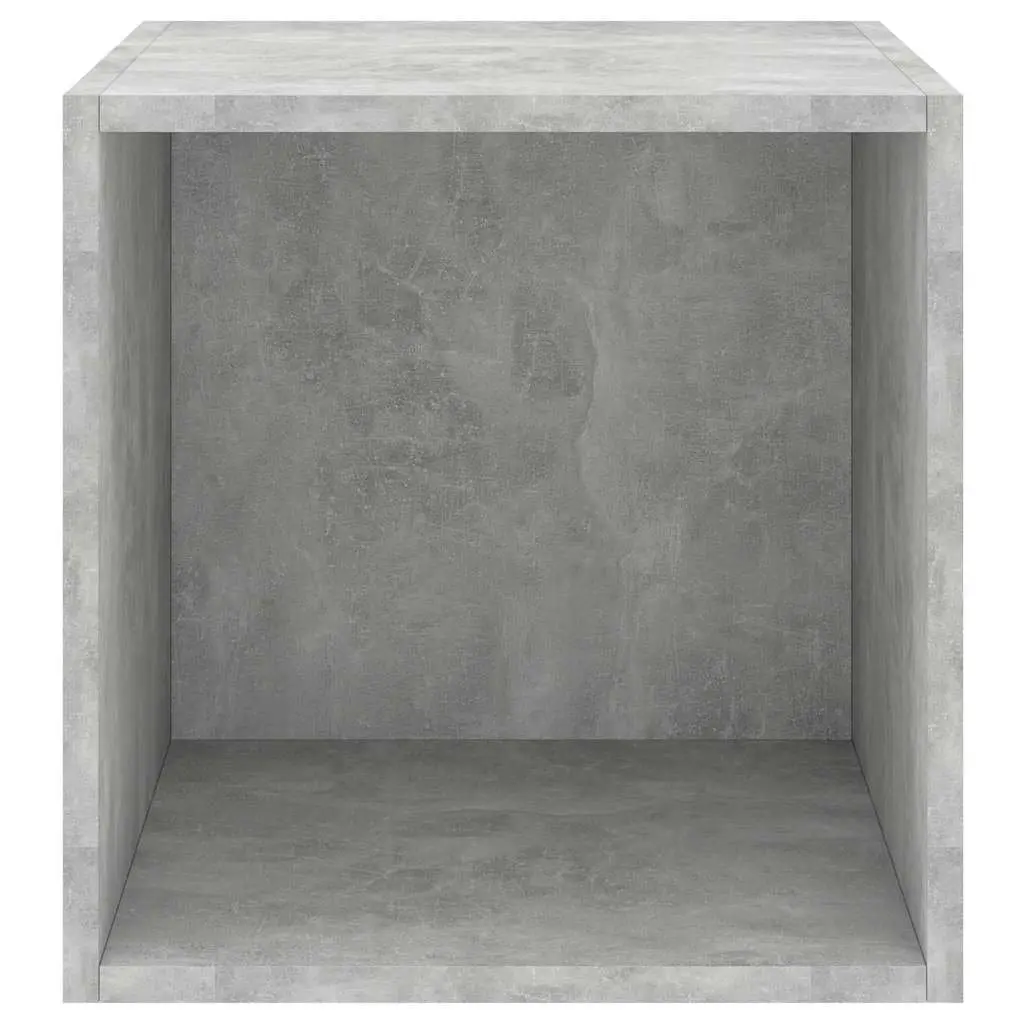 Wall Cabinet Engineered Wood 37cm Grey Floating Storage Shelf