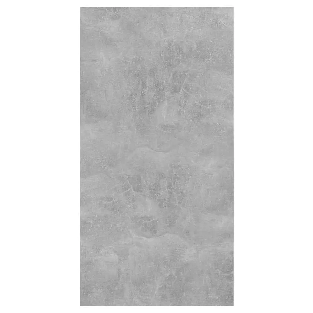 Wall-mounted TV Cabinet Grey Concrete Engineered Wood Storage Unit Display