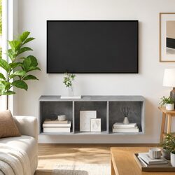 Wall-Mounted TV Cabinet - Perfect for Any Room - 37x37x107cm