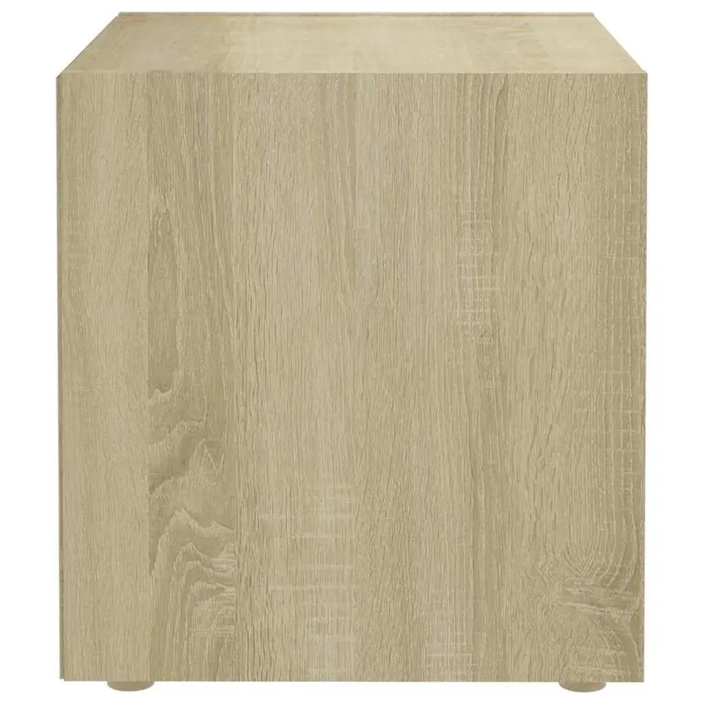 TV Cabinet Sonoma Oak Engineered Wood Ground Stand Living Room Storage Unit