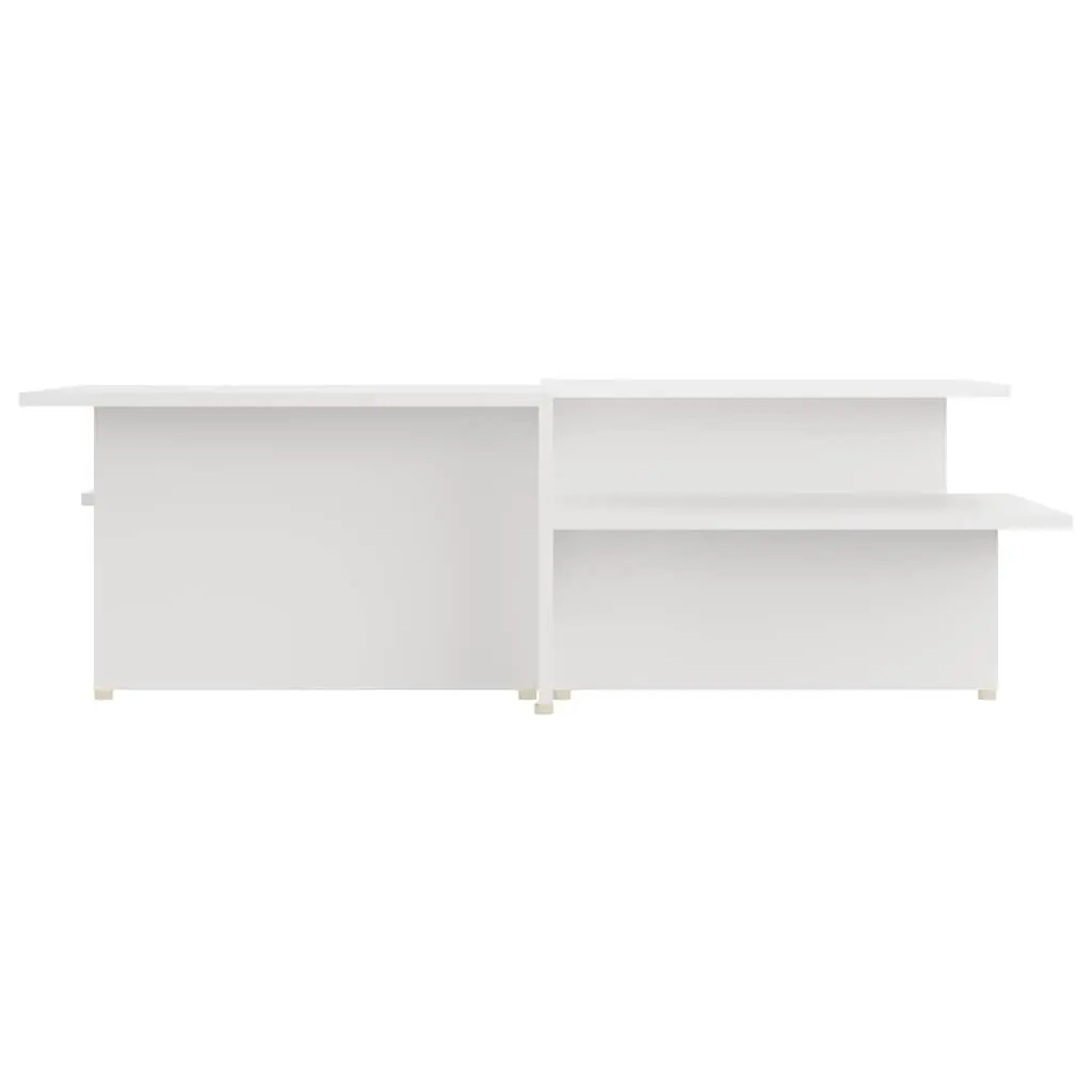 Coffee Tables Engineered Wood Nesting Set of 2 White