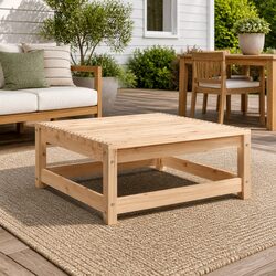 Versatile Footstool for Your Garden Seating Needs