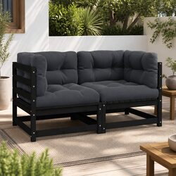 Practical Black Outdoor Sofa for Any Garden Setting