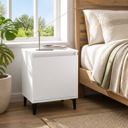 Versatile Bedside Table with Storage for Everyday Use