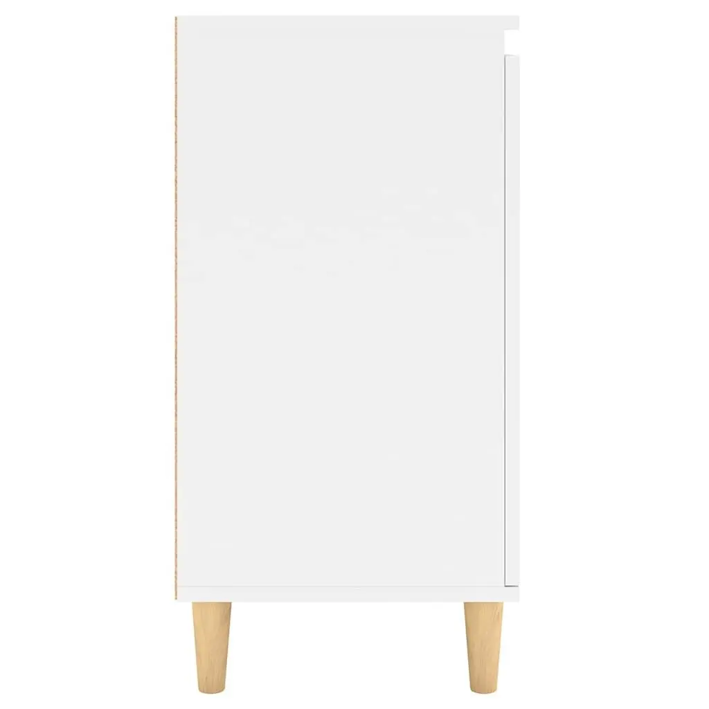 White Sideboard for Home Storage Solutions 60x35x70cm