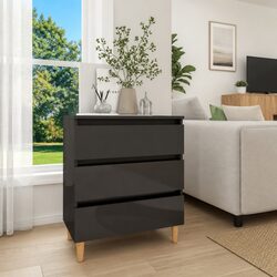 Versatile Grey Sideboard for Living Rooms and Bedrooms