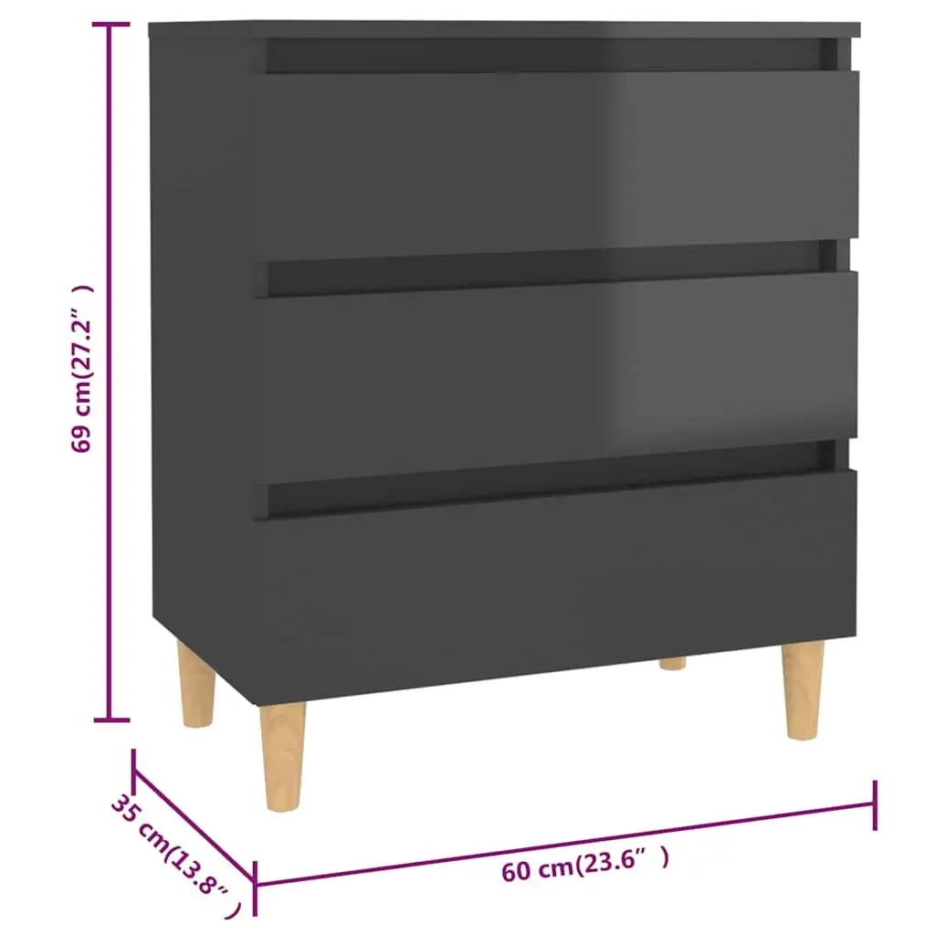 Grey Sideboard for Living Rooms and Bedrooms
