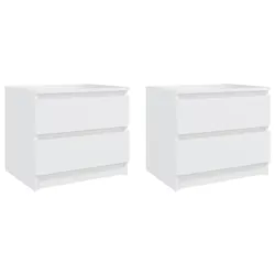 Ideal White Nightstands for Every Bedroom - 2 pcs