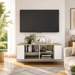 Practical Wall-Mounted TV Cabinet for Any Living Room