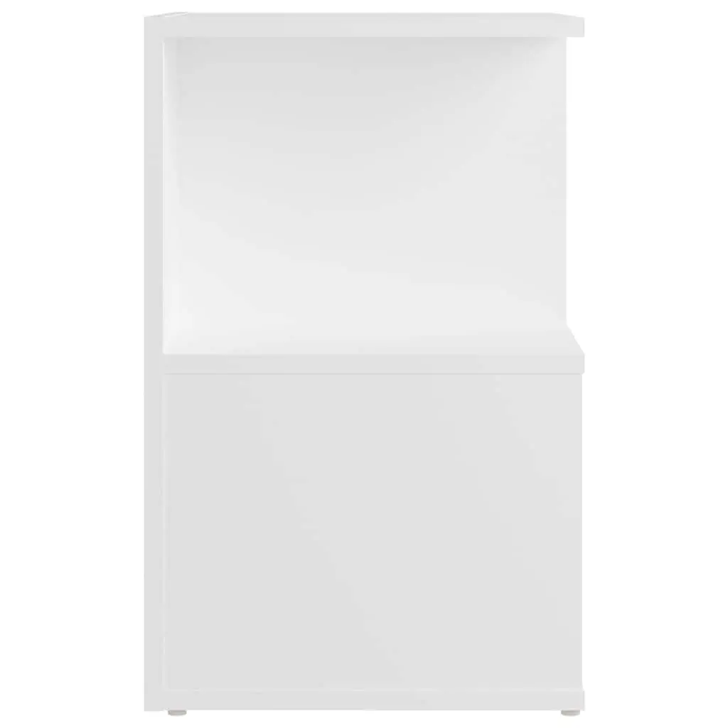 Bedside Cabinets Set 2 pcs Engineered Wood 35x35x55 cm White