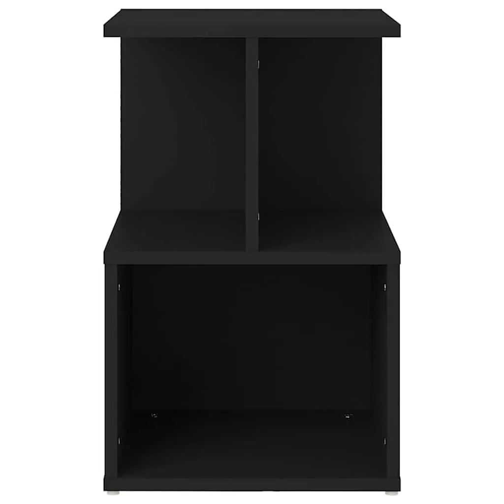 Bedside Cabinets Engineered Wood 35x35x55 cm Black 2 pcs