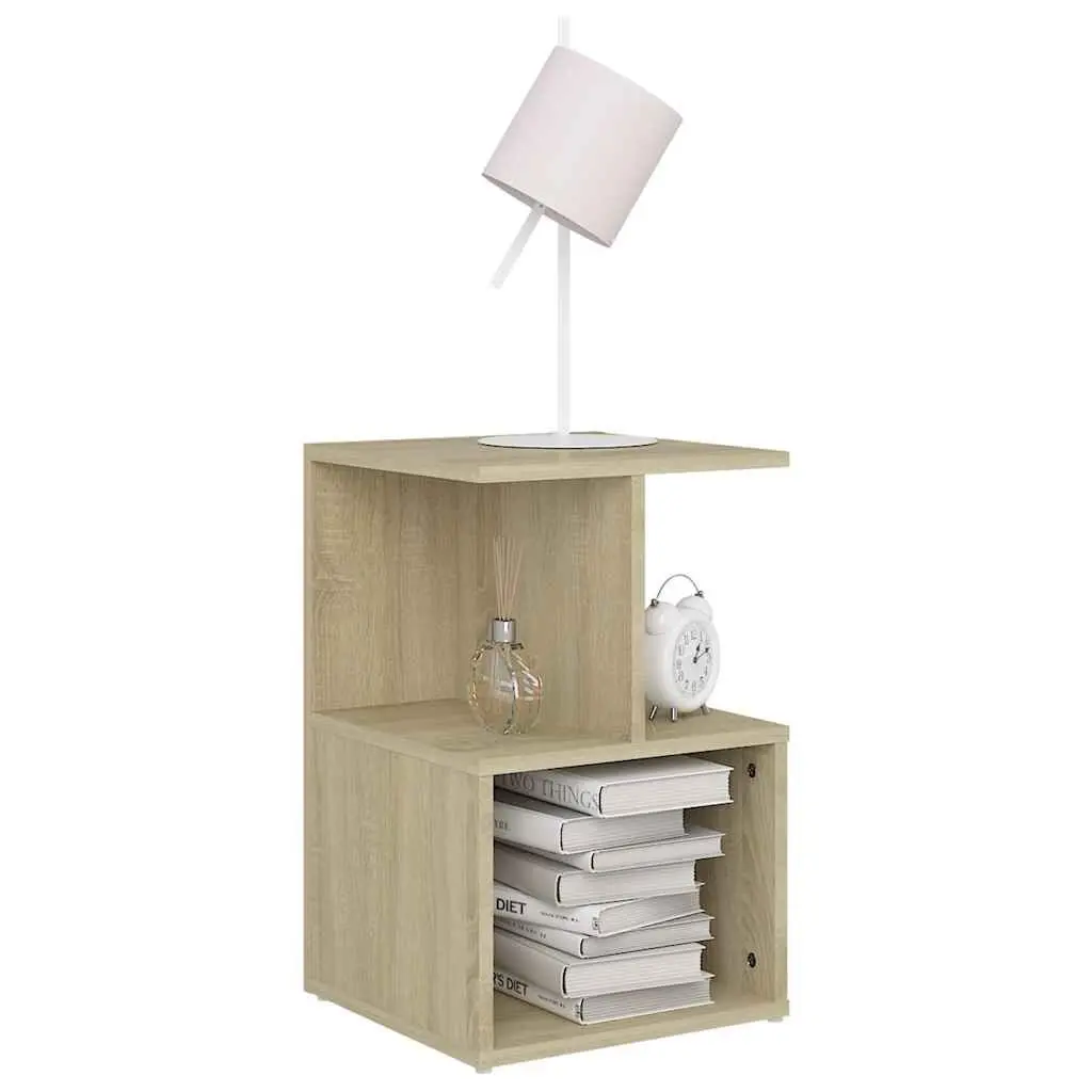 Bedside Cabinets Set 2 pcs Engineered Wood 35W x 35D x 55H cm Brown