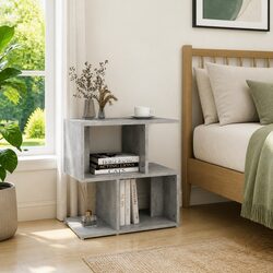 Practical Grey Nightstand for Everyday Use