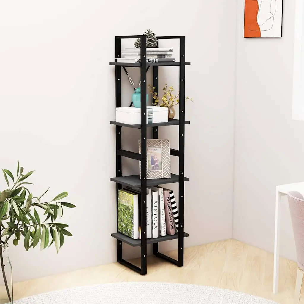 4-Tier Book Cabinet for Home Use