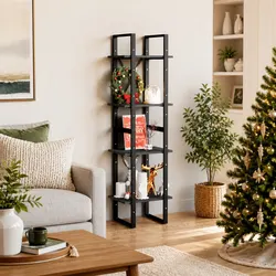 Versatile 4-Tier Book Cabinet for Any Room