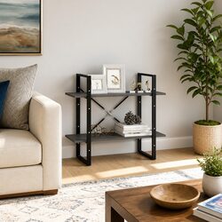 Practical 2-Tier Book Cabinet for Every Room