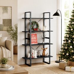 Practical 4-Tier Book Cabinet for Versatile Home Use