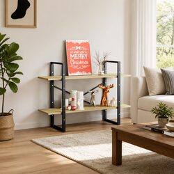 Versatile 2-Tier Book Cabinet for Home Use