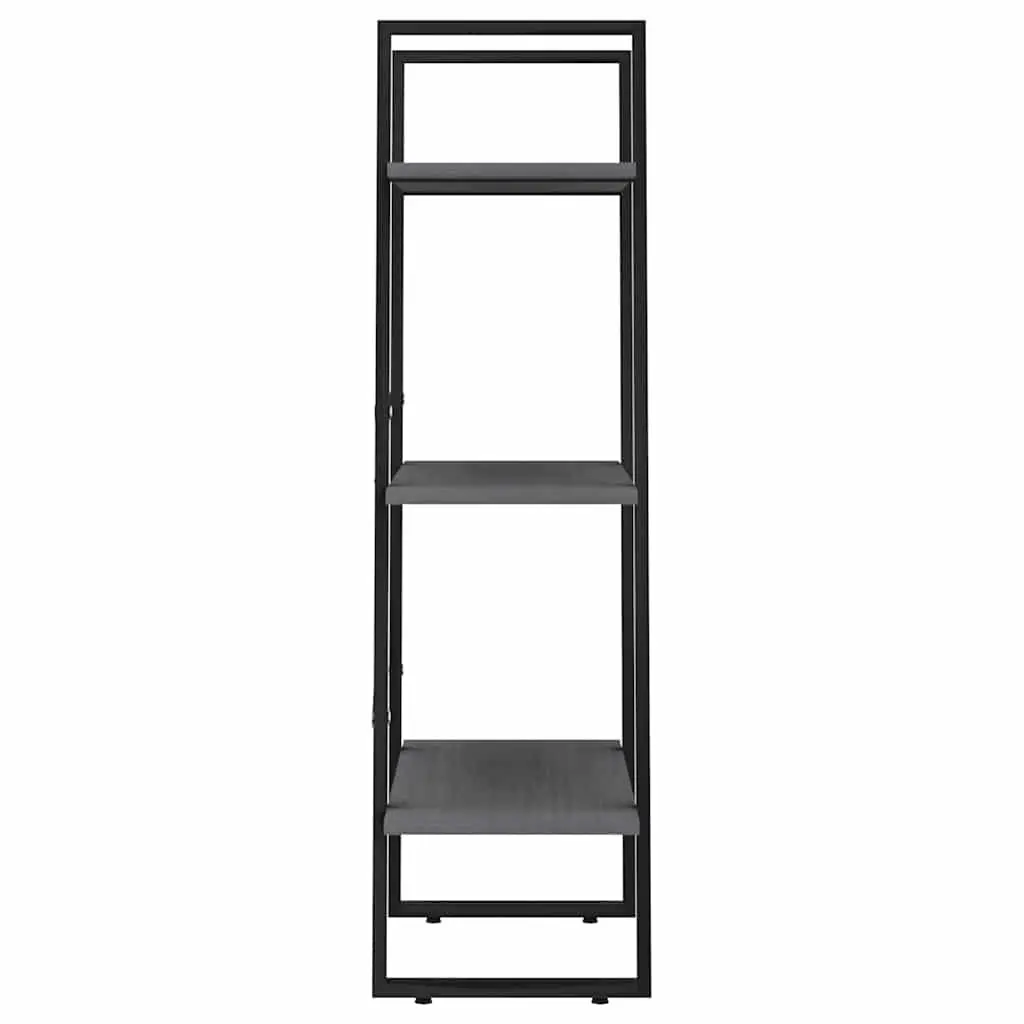 Grey Storage Shelf 60x30x105 cm for Home Use
