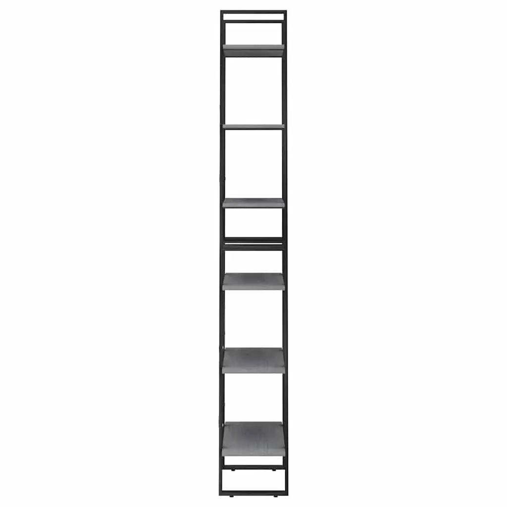 Storage Shelf Solid Wood Pine Grey 60x30x210cm Standing Bookcase Display Rack