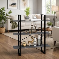 Versatile 3-Tier Book Cabinet for Home Organization