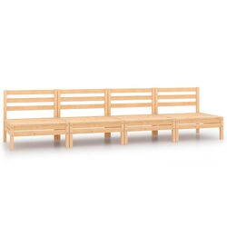 4-Piece Modular Sofa Set for Outdoor Relaxation