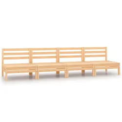 4-Piece Modular Sofa Set for Outdoor Relaxation