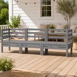 Practical 3 Piece Lounge Set for Your Outdoor Area