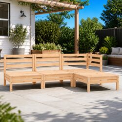 4 Piece Garden Lounge Set for Relaxing and Entertaining