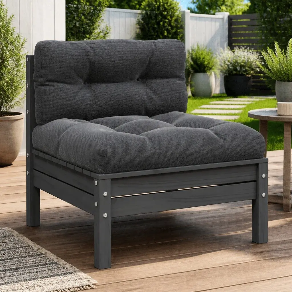 Garden Middle Sofa for Outdoor Relaxation