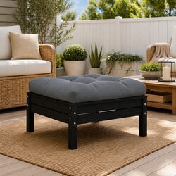 Versatile Footstool for Outdoor Relaxation