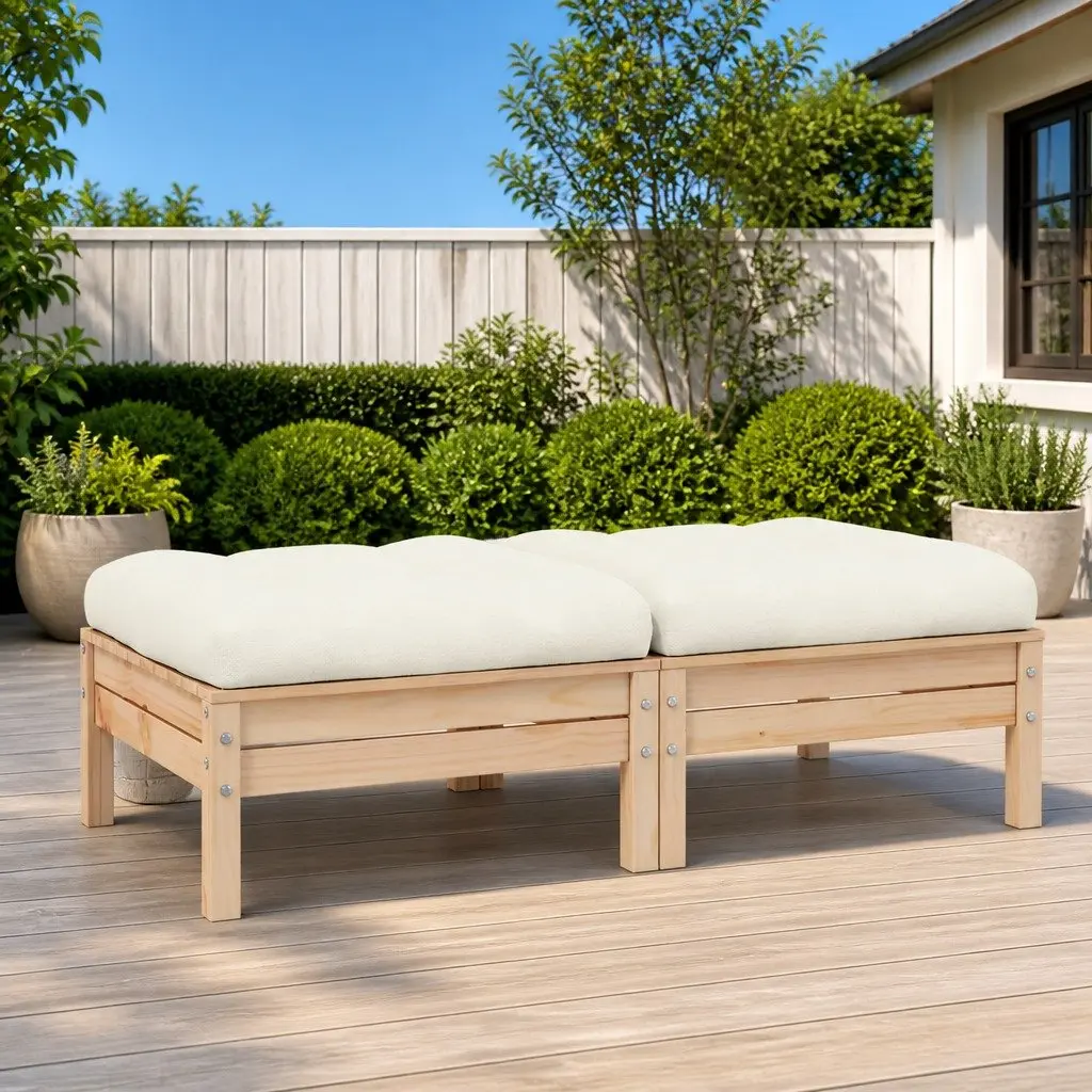 2-Seater Garden Sofa for Outdoor Use